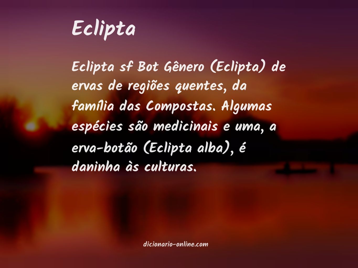 Significado de eclipta