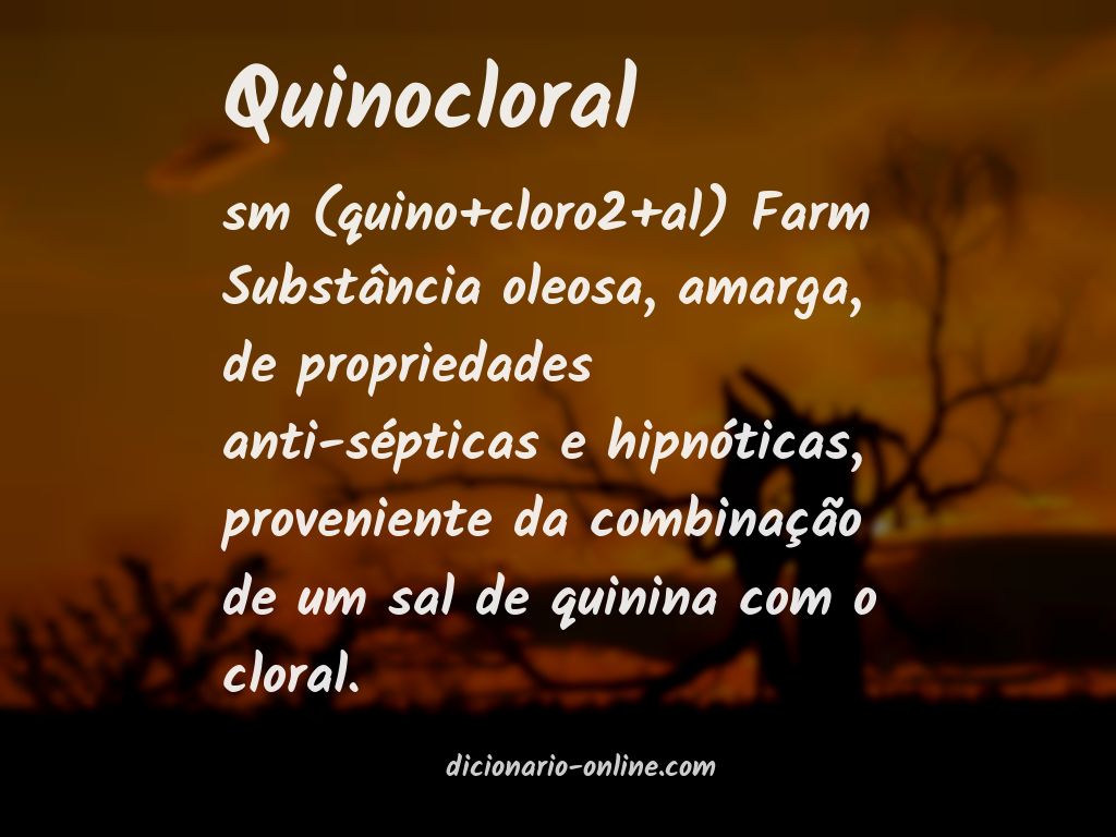 Significado de quinocloral