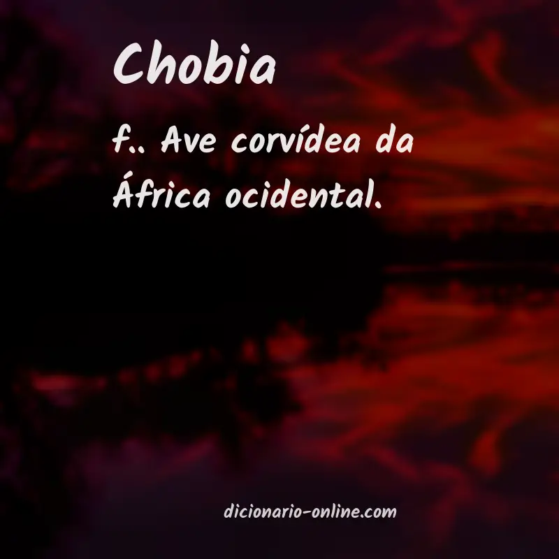 Significado de chobia