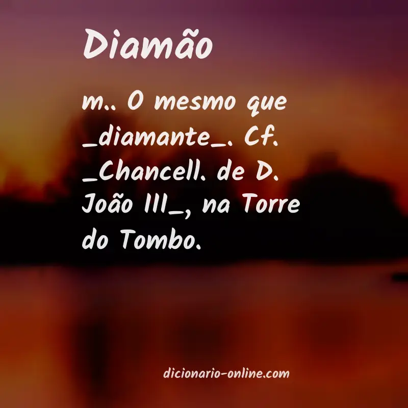 Significado de diamão