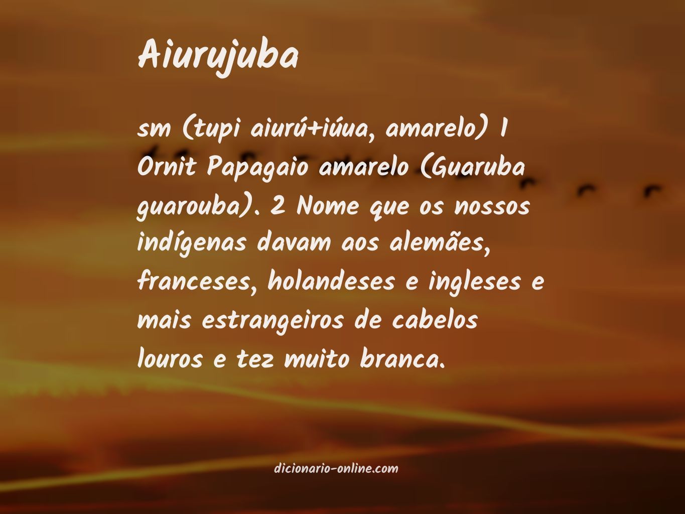 Significado de aiurujuba