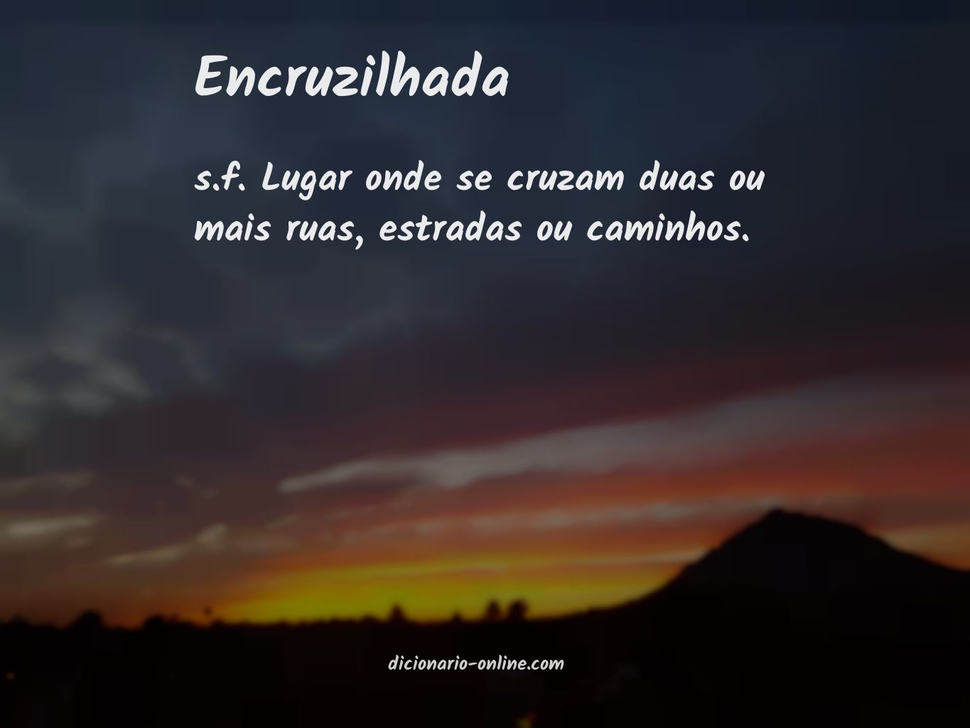 Significado de encruzilhada