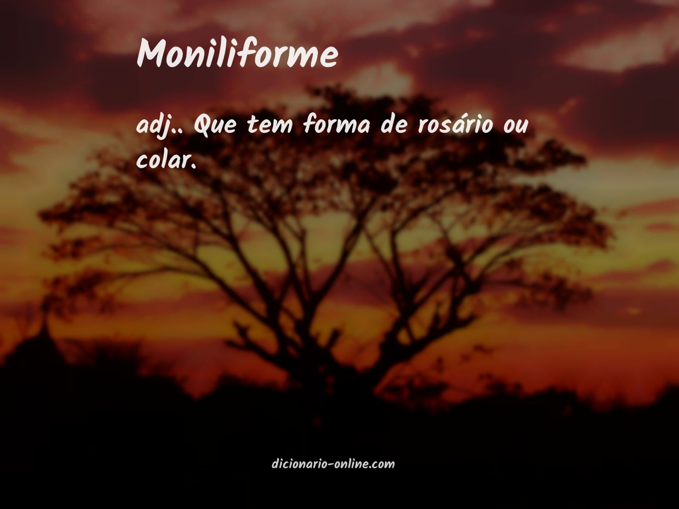 Significado de moniliforme