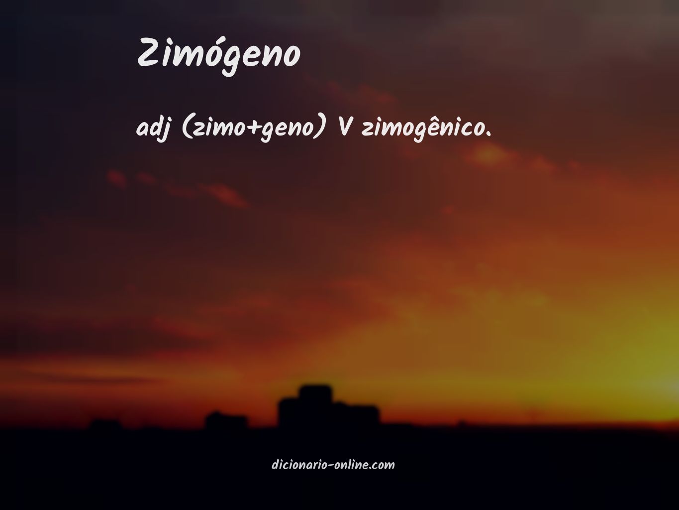 Significado de zimógeno