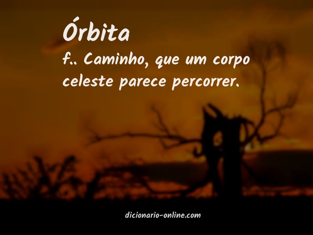 Significado de órbita