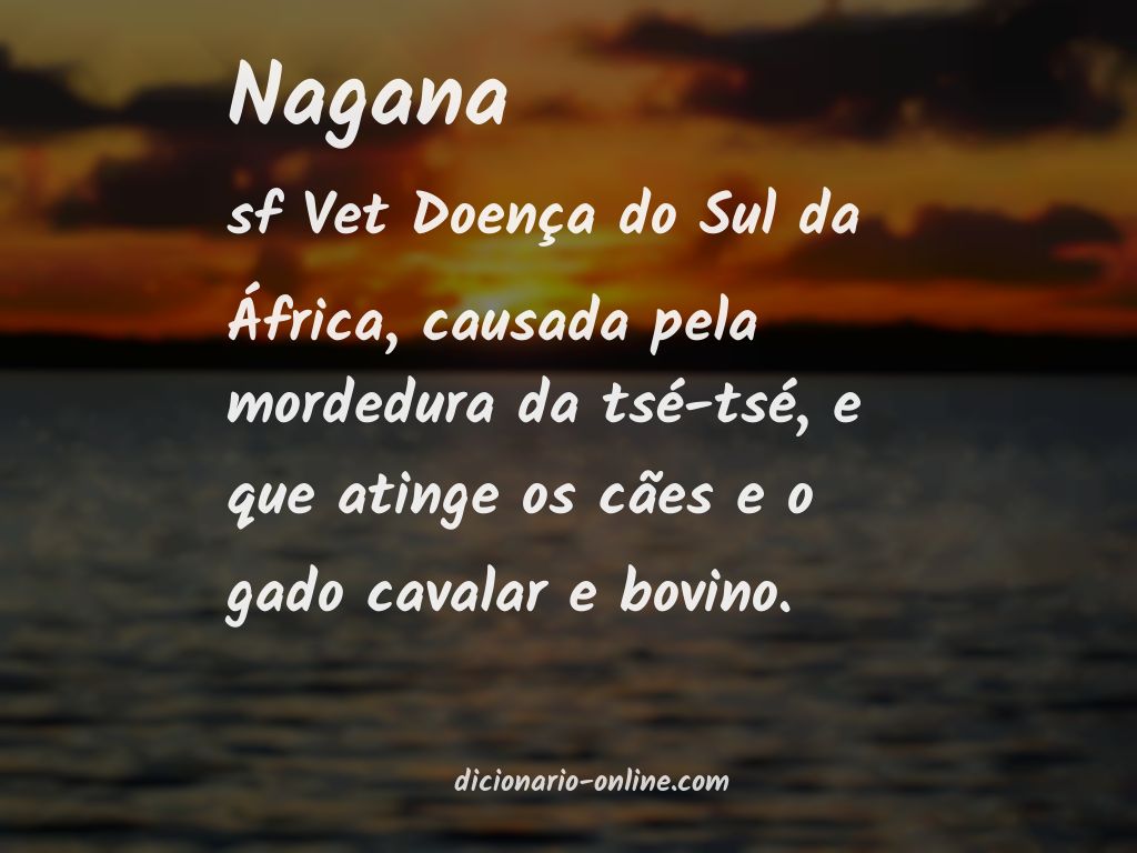 Significado de nagana