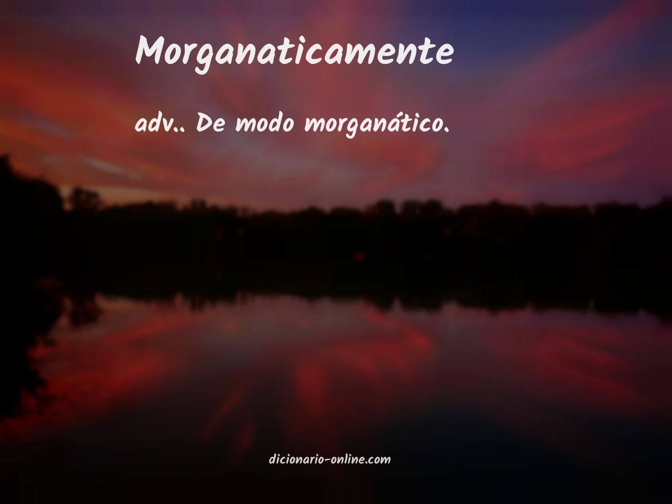 Significado de morganaticamente