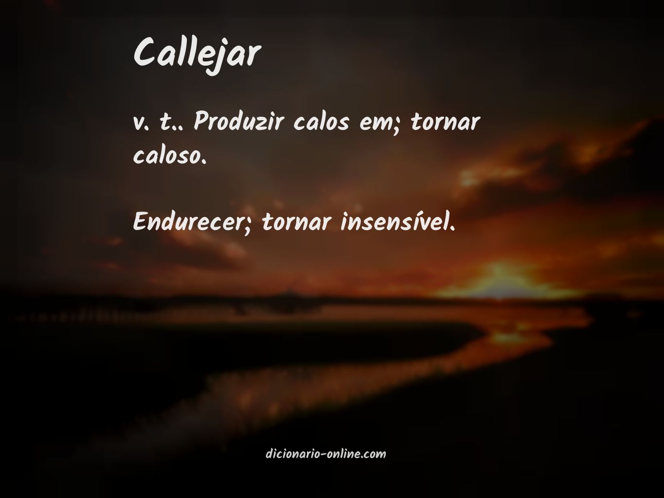 Significado de callejar