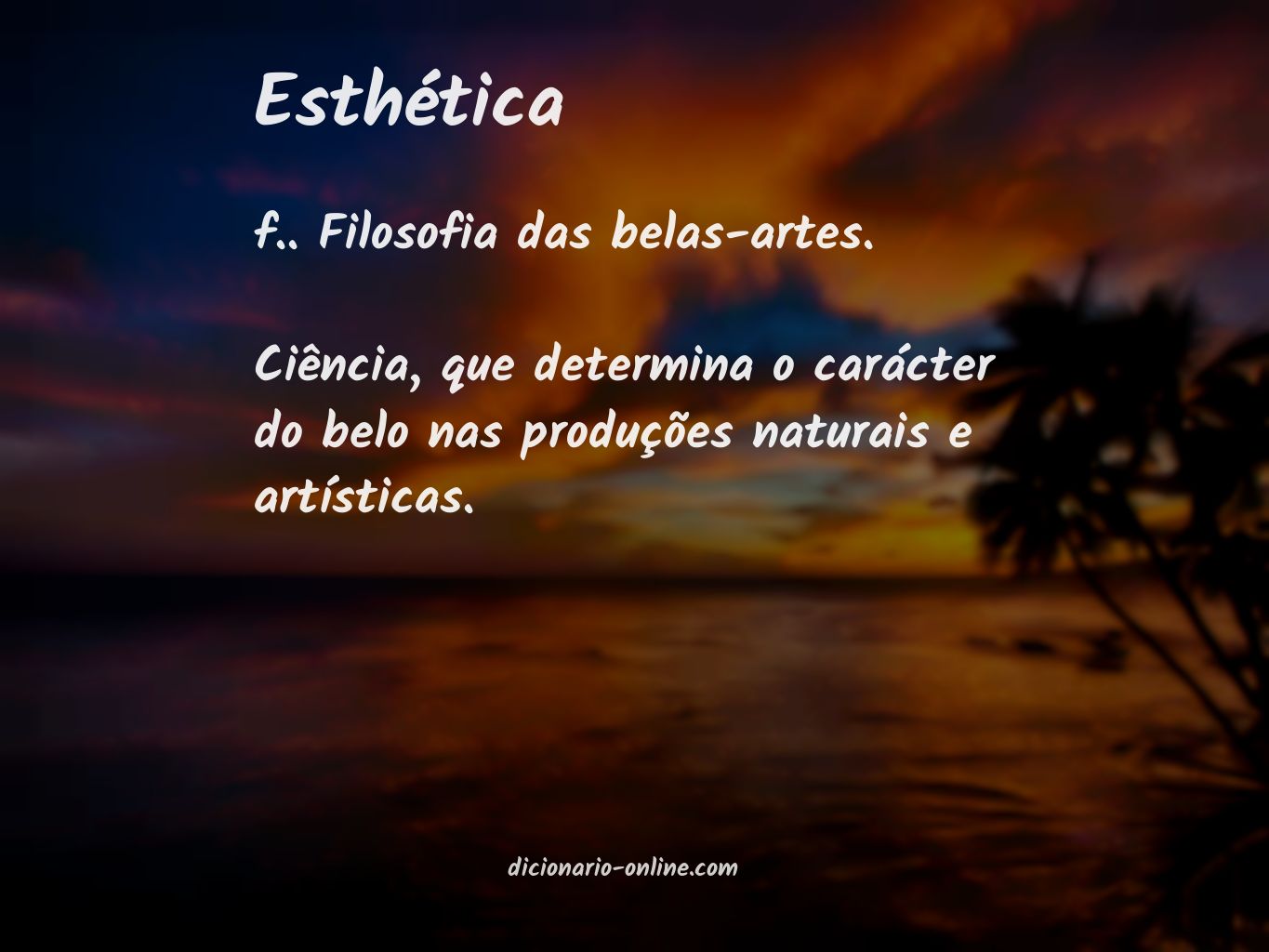 Significado de esthética