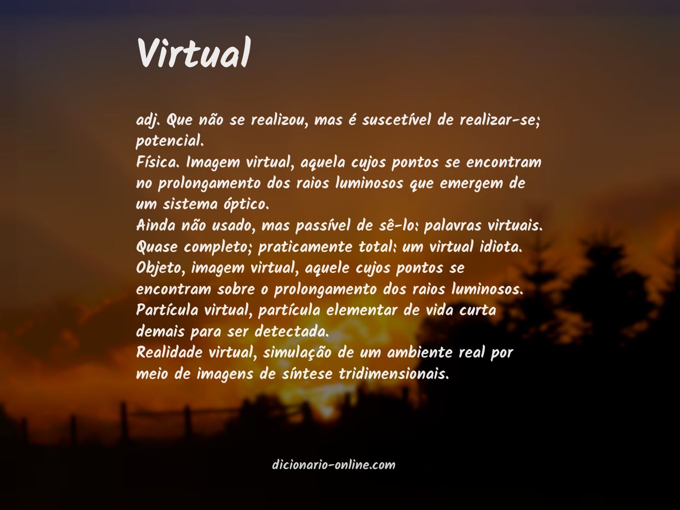 Significado de virtual