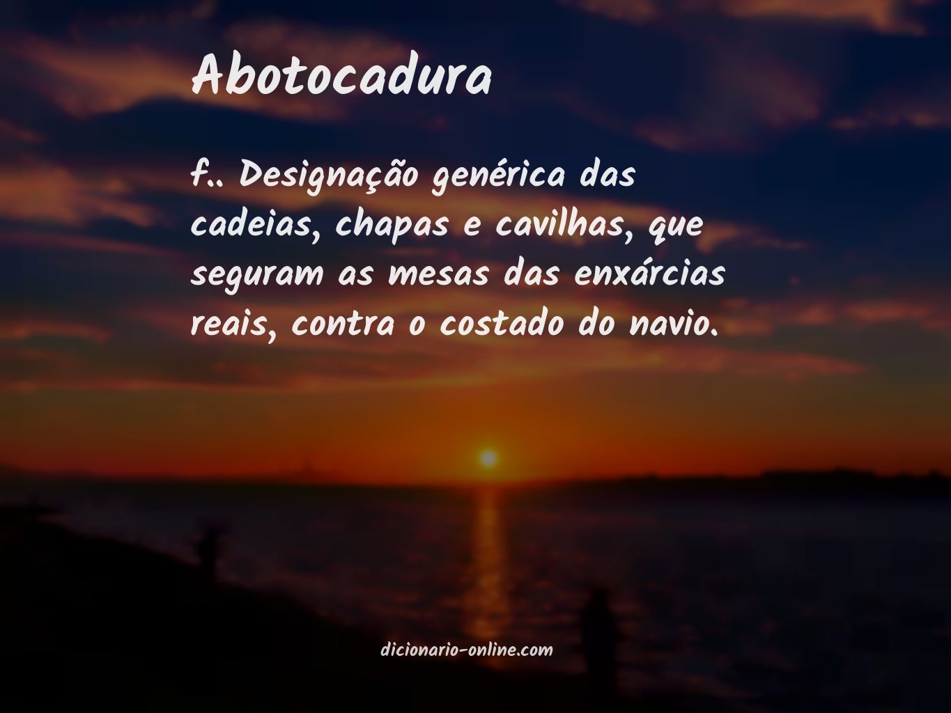 Significado de abotocadura