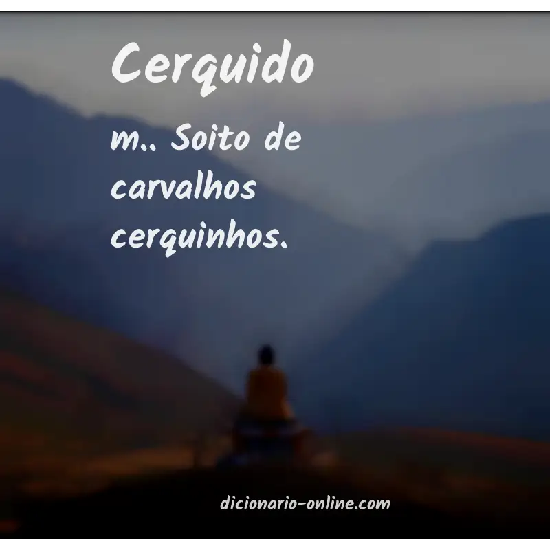 Significado de cerquido