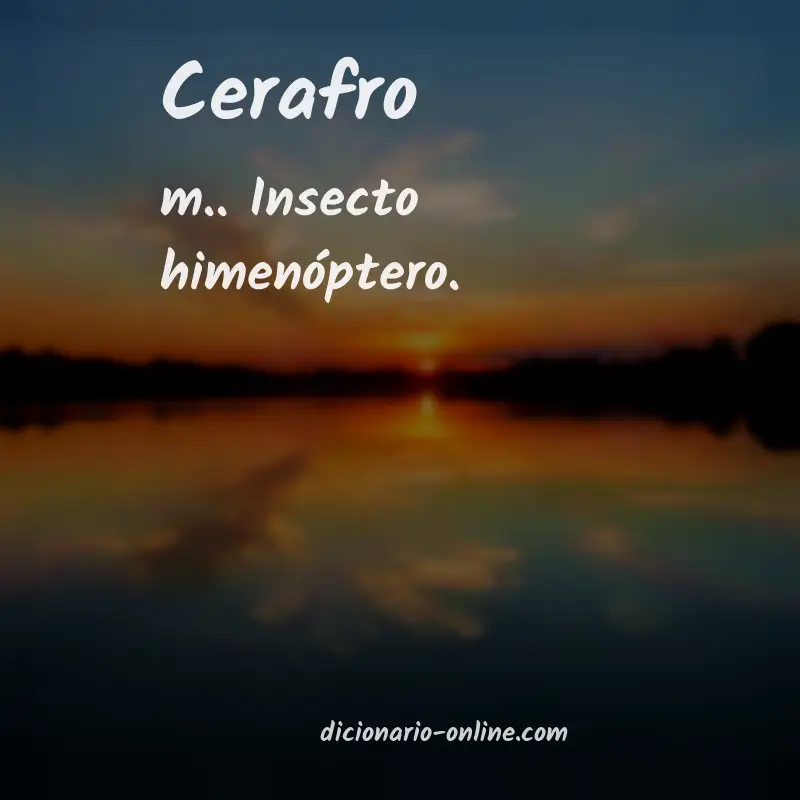 Significado de cerafro