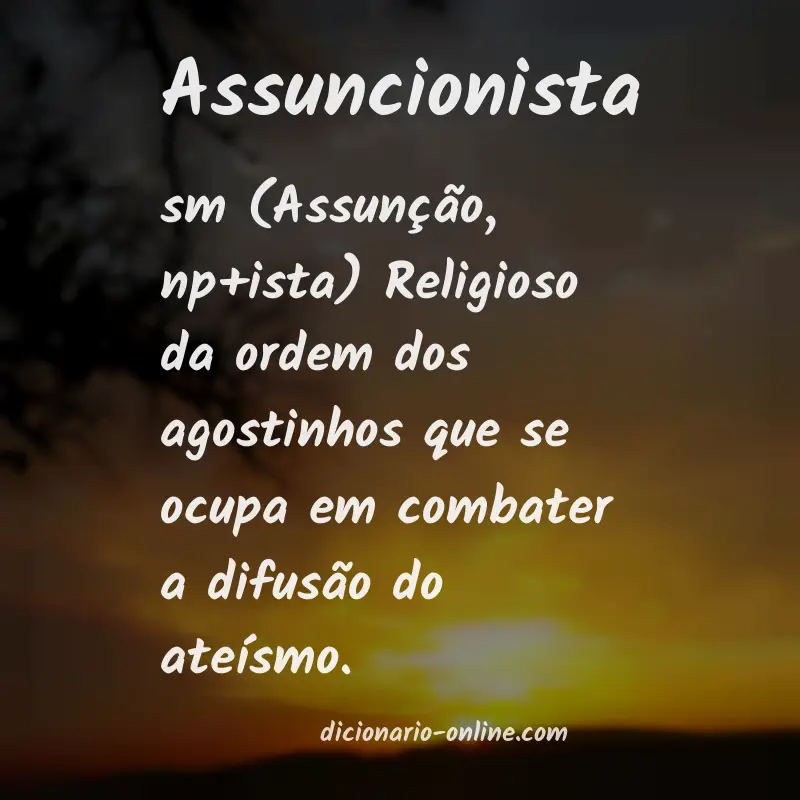 Significado de assuncionista