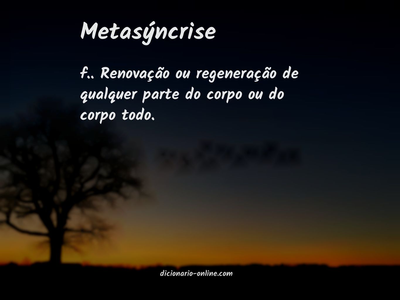 Significado de metasýncrise