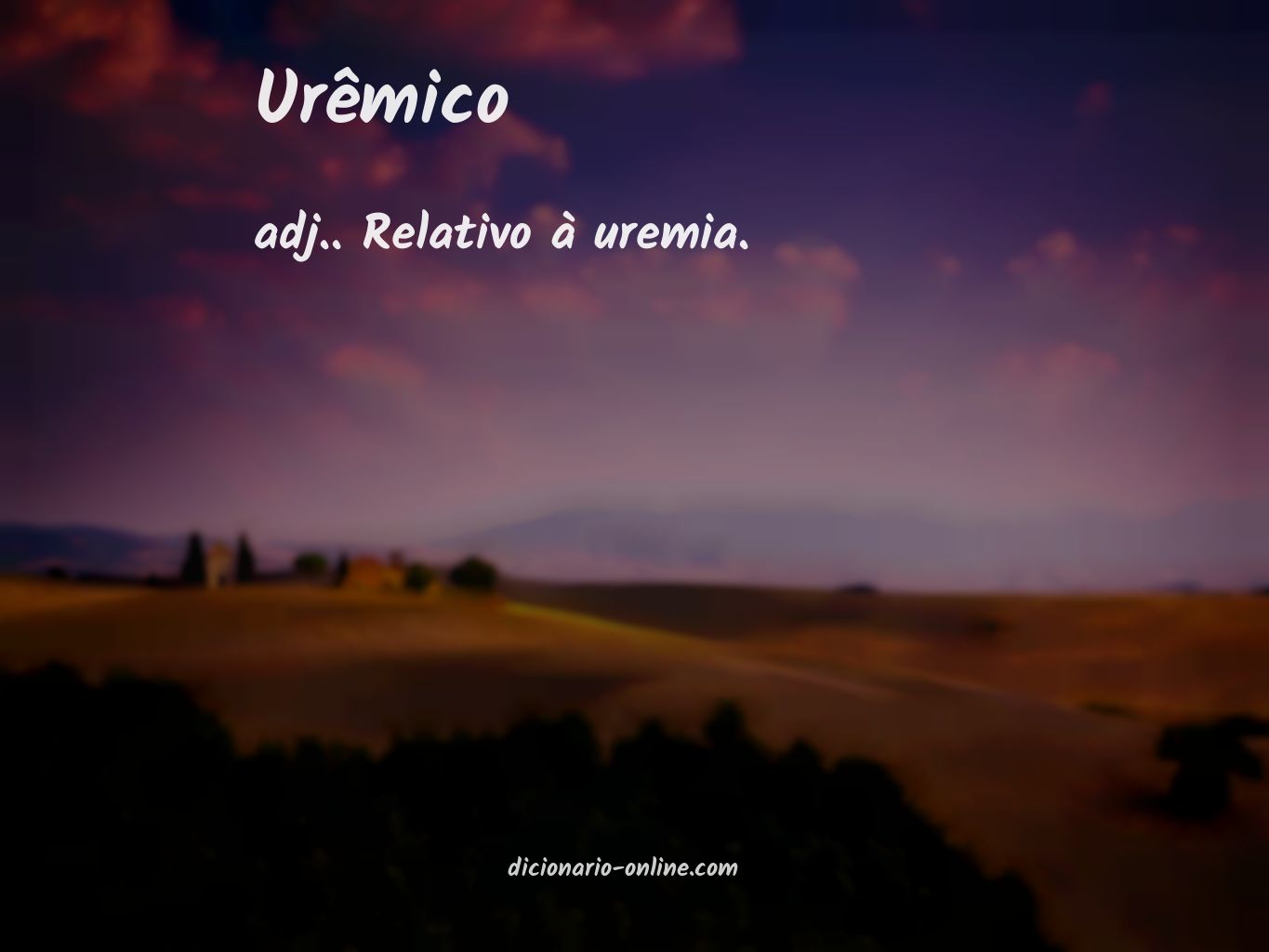 Significado de urêmico