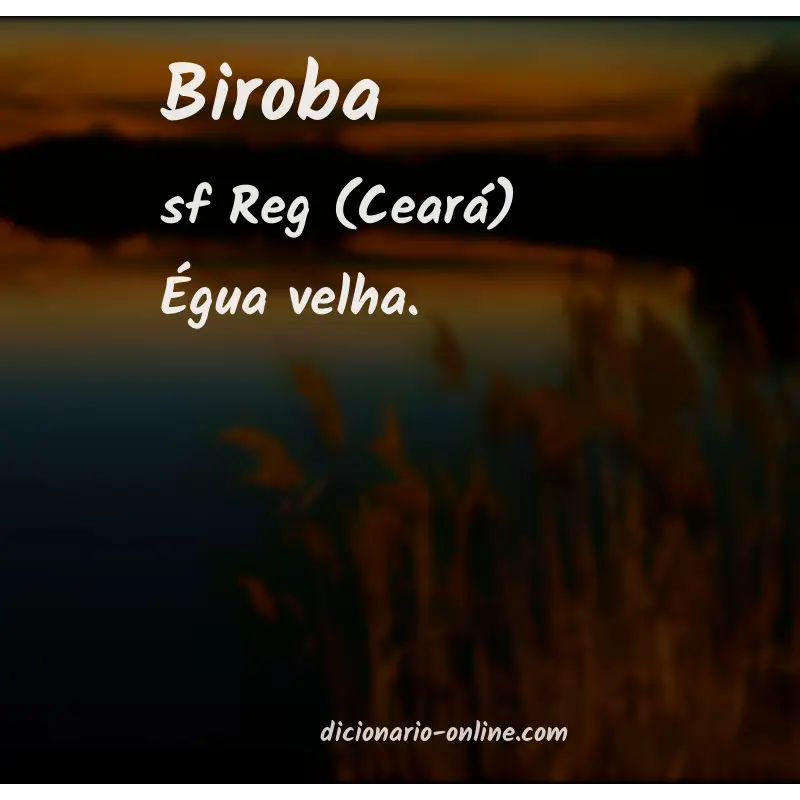 Significado de biroba