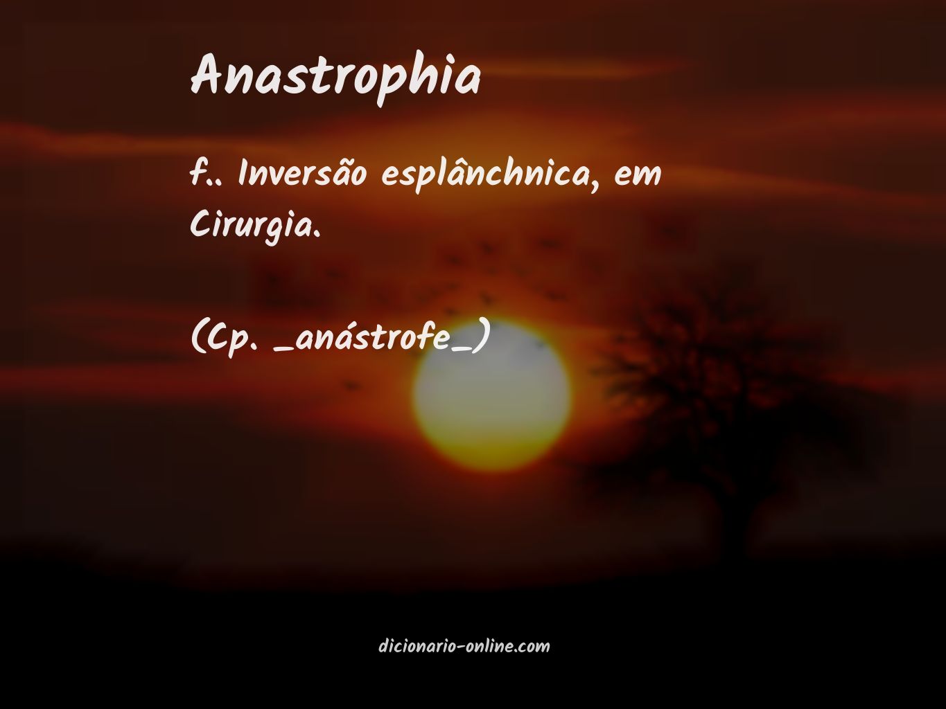 Significado de anastrophia