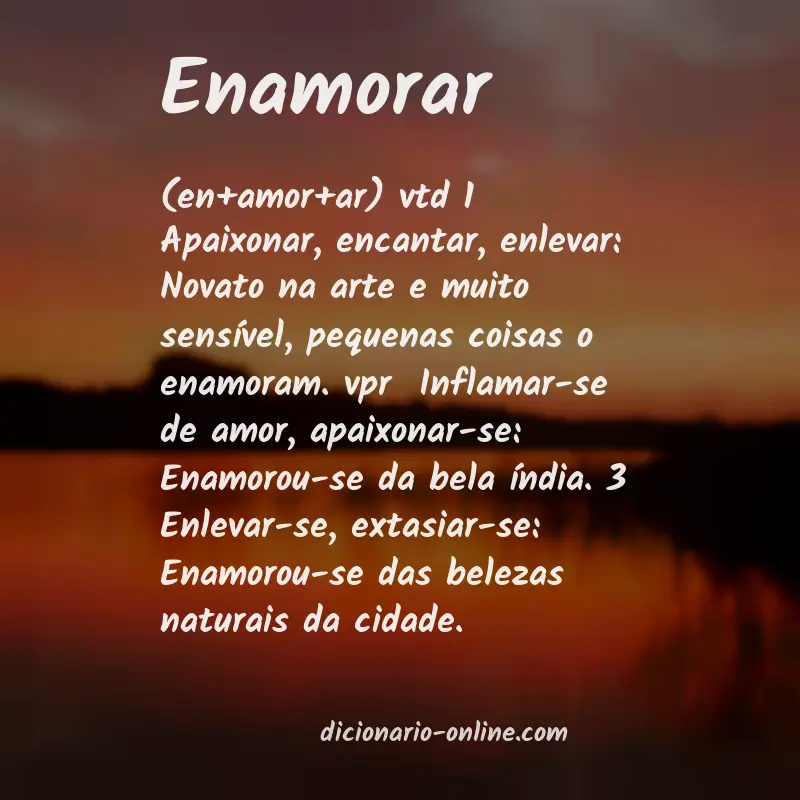 Significado de enamorar