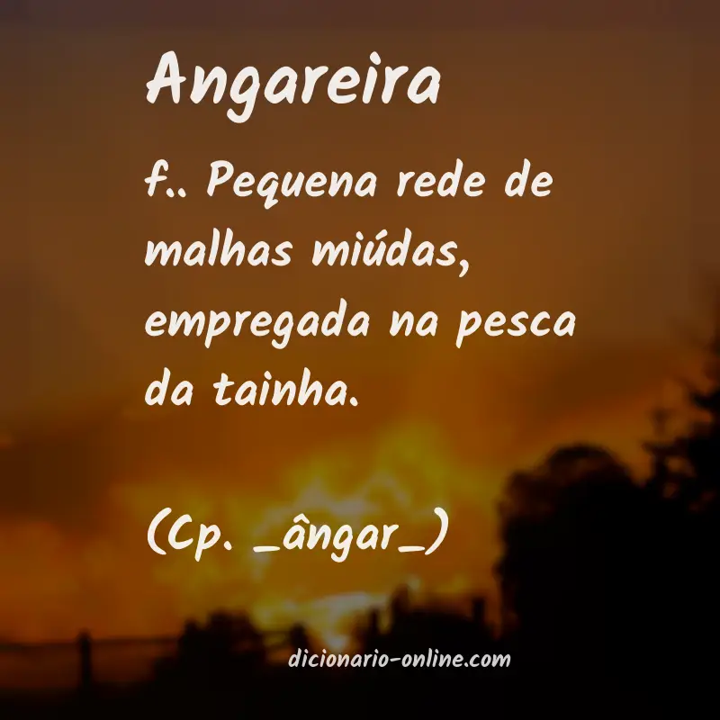 Significado de angareira