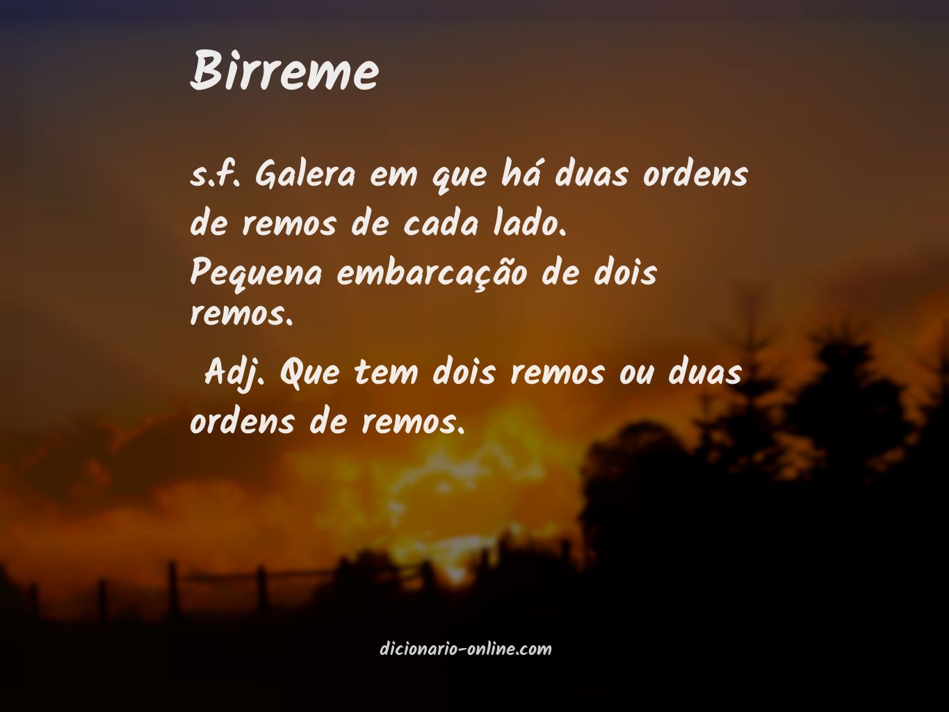 Significado de birreme