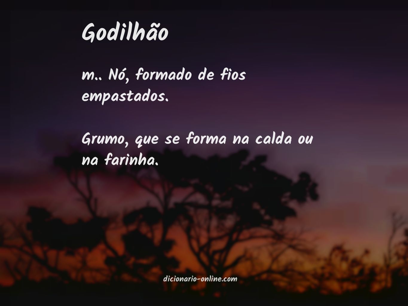 Significado de godilhão