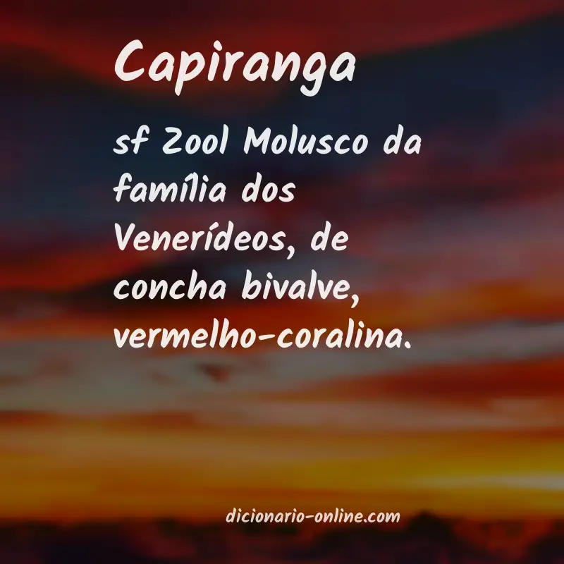 Significado de capiranga