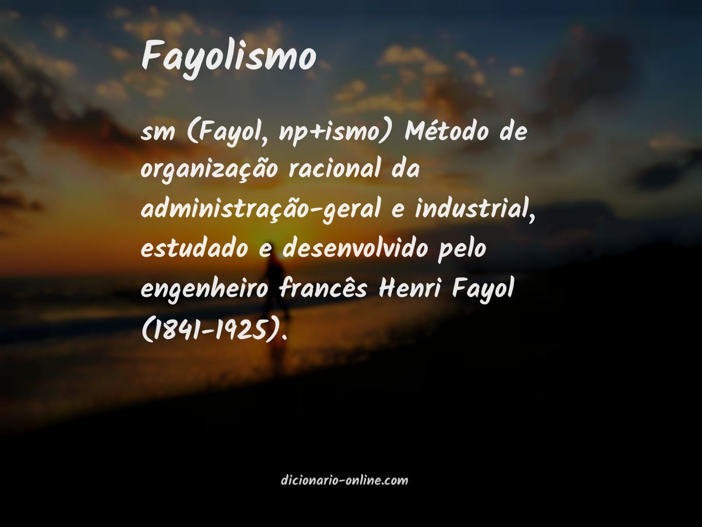 Significado de fayolismo