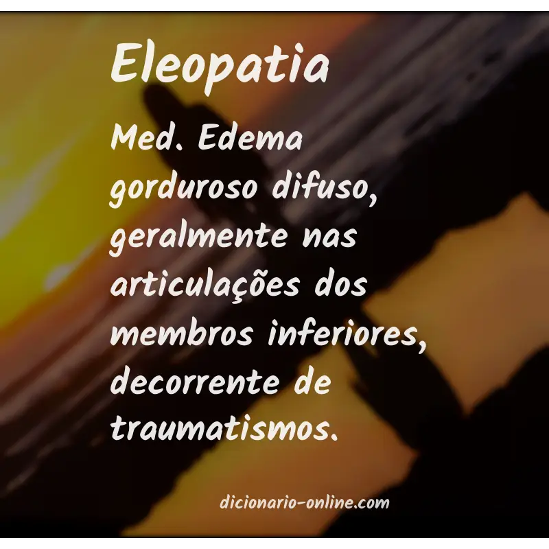 Significado de eleopatia