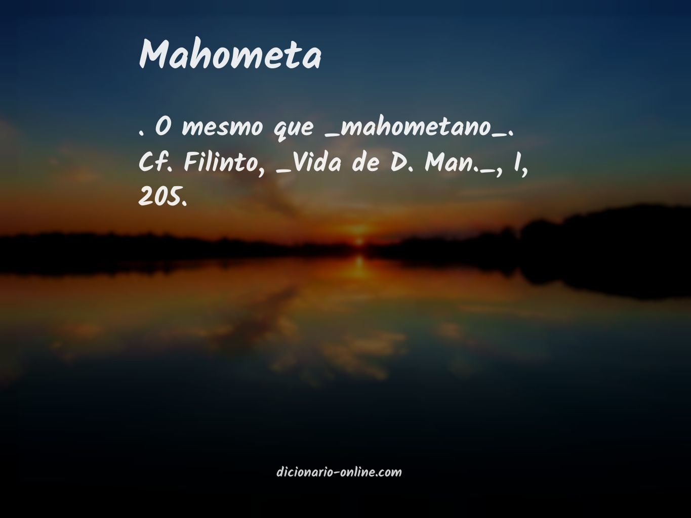 Significado de mahometa