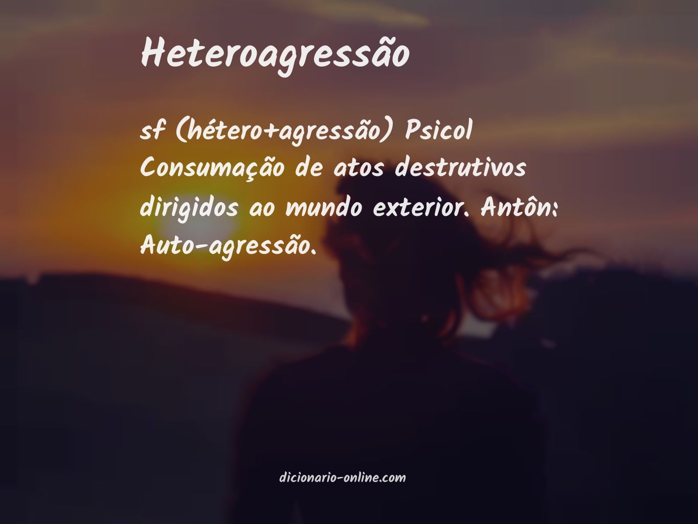 Significado de heteroagressão