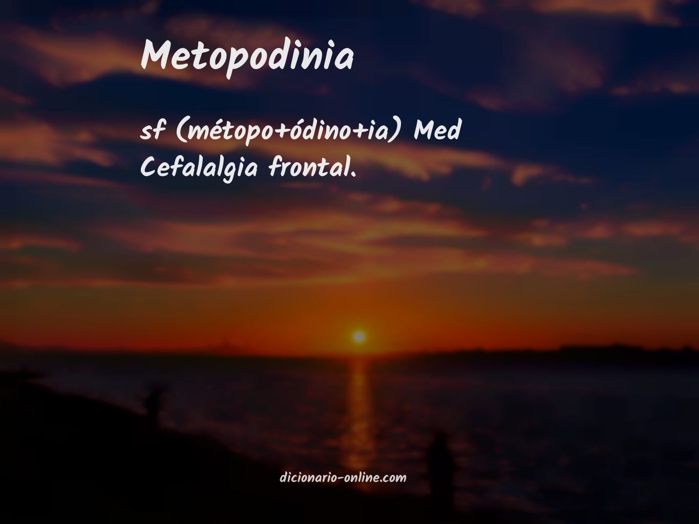 Significado de metopodinia