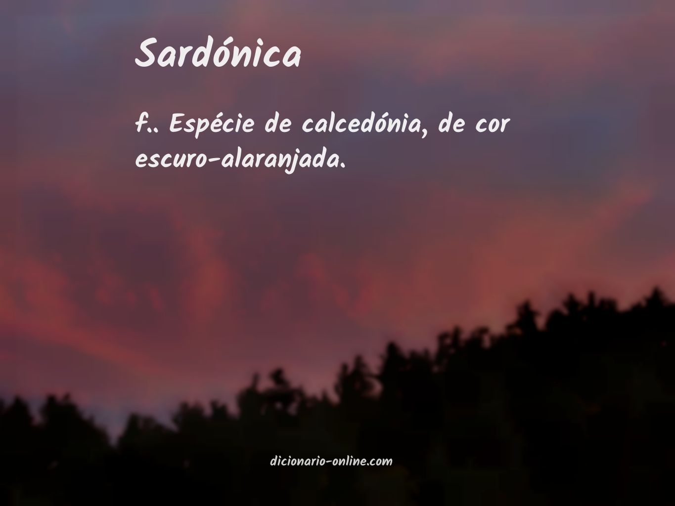 Significado de sardónica