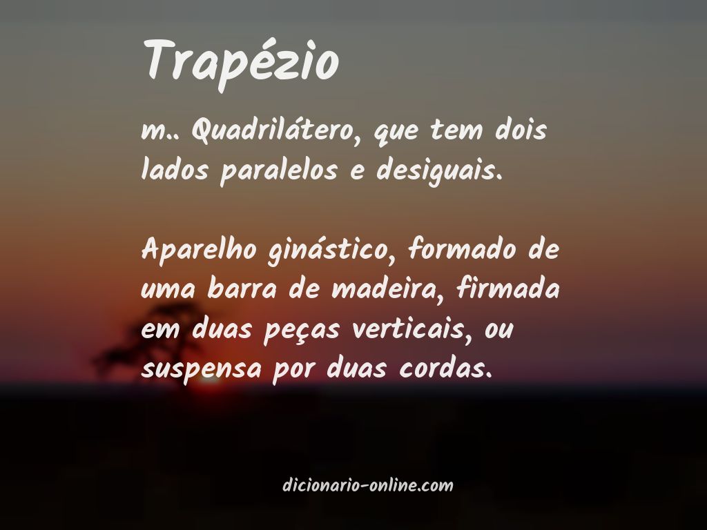 Significado de trapézio