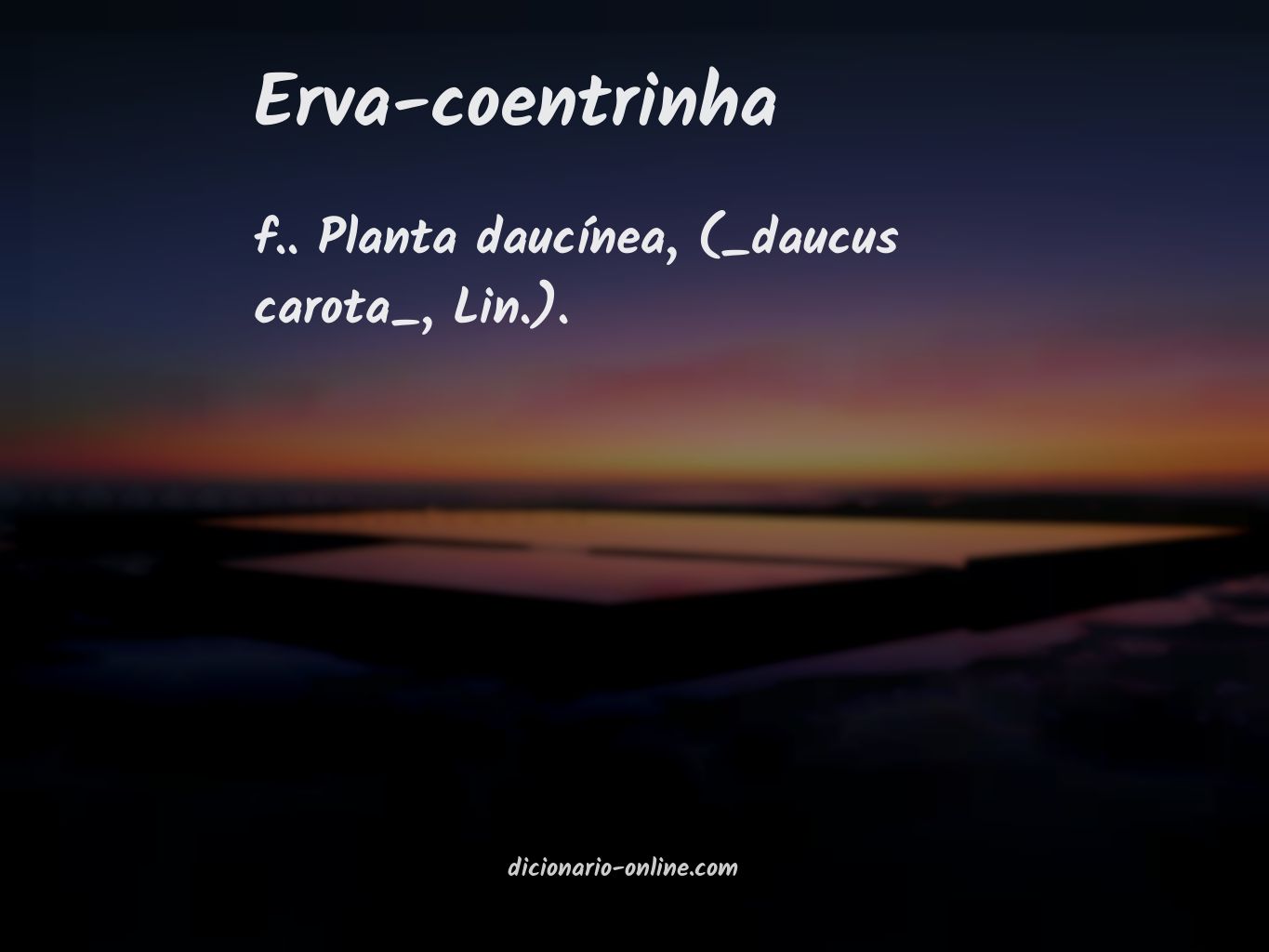 Significado de erva-coentrinha