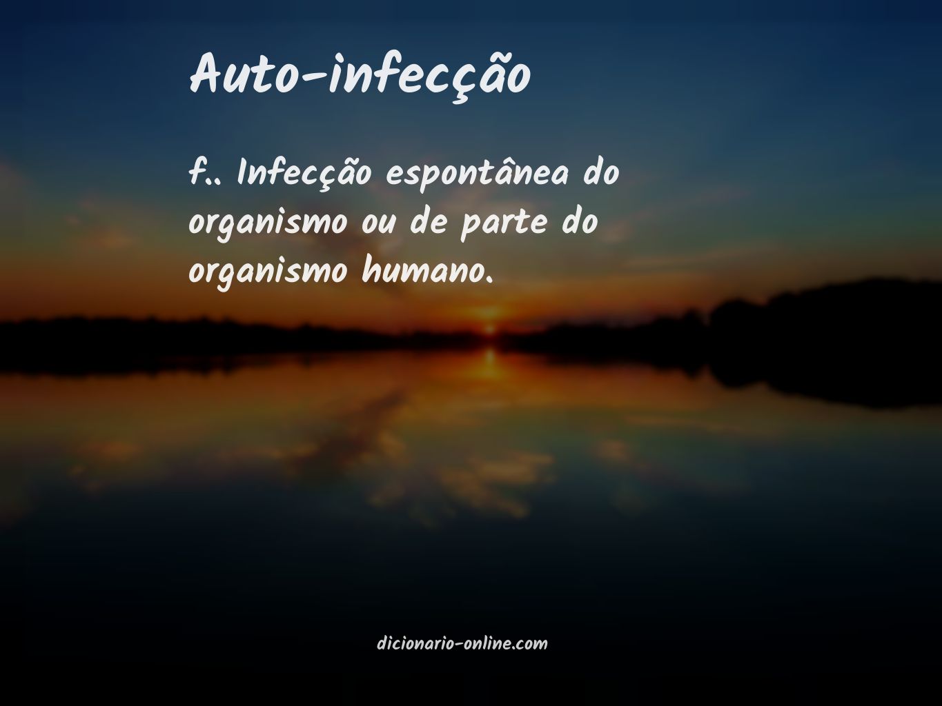 Significado de auto-infecção