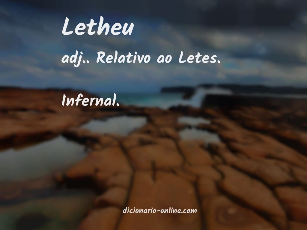 Significado de letheu