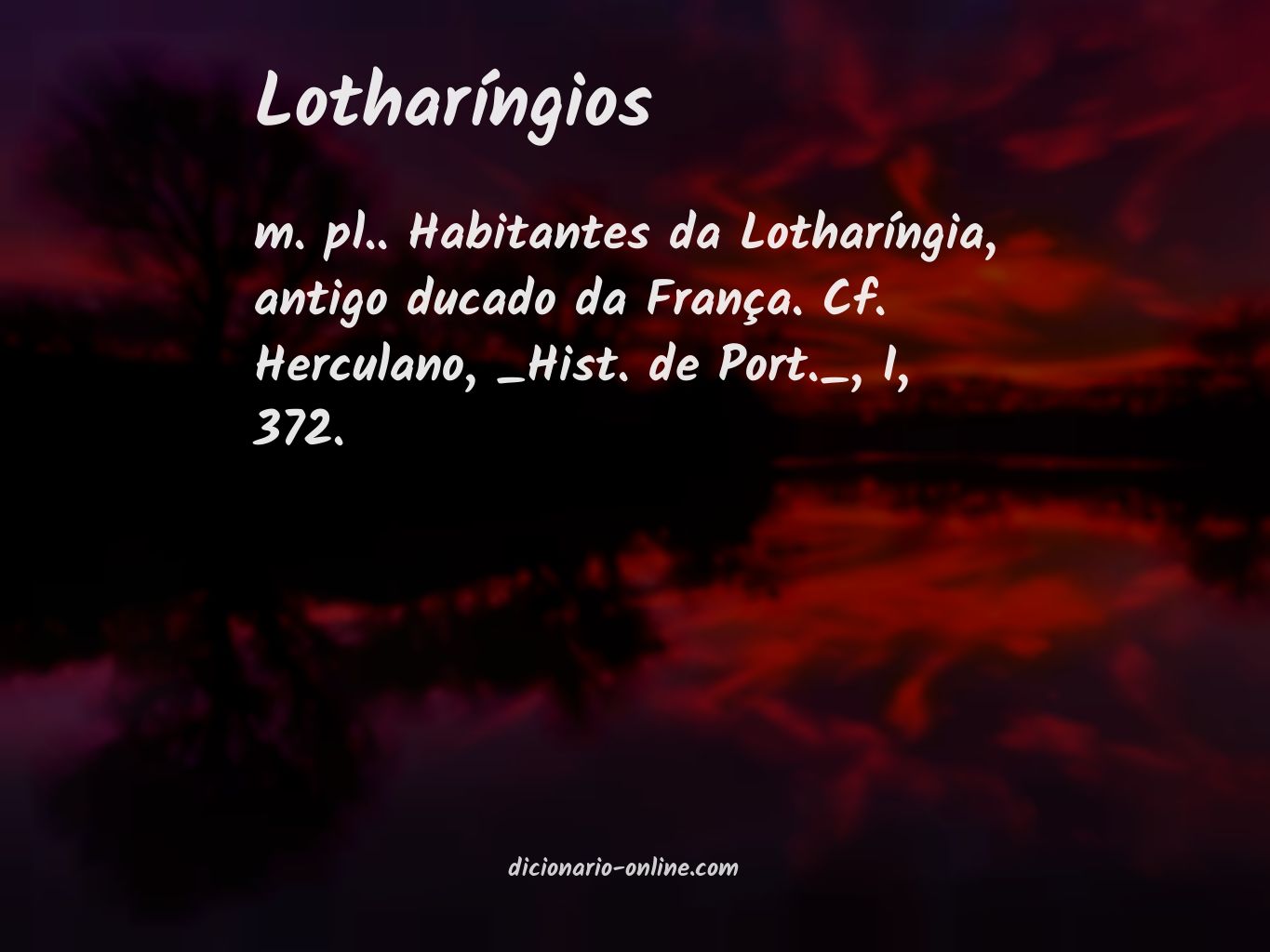 Significado de lotharíngios