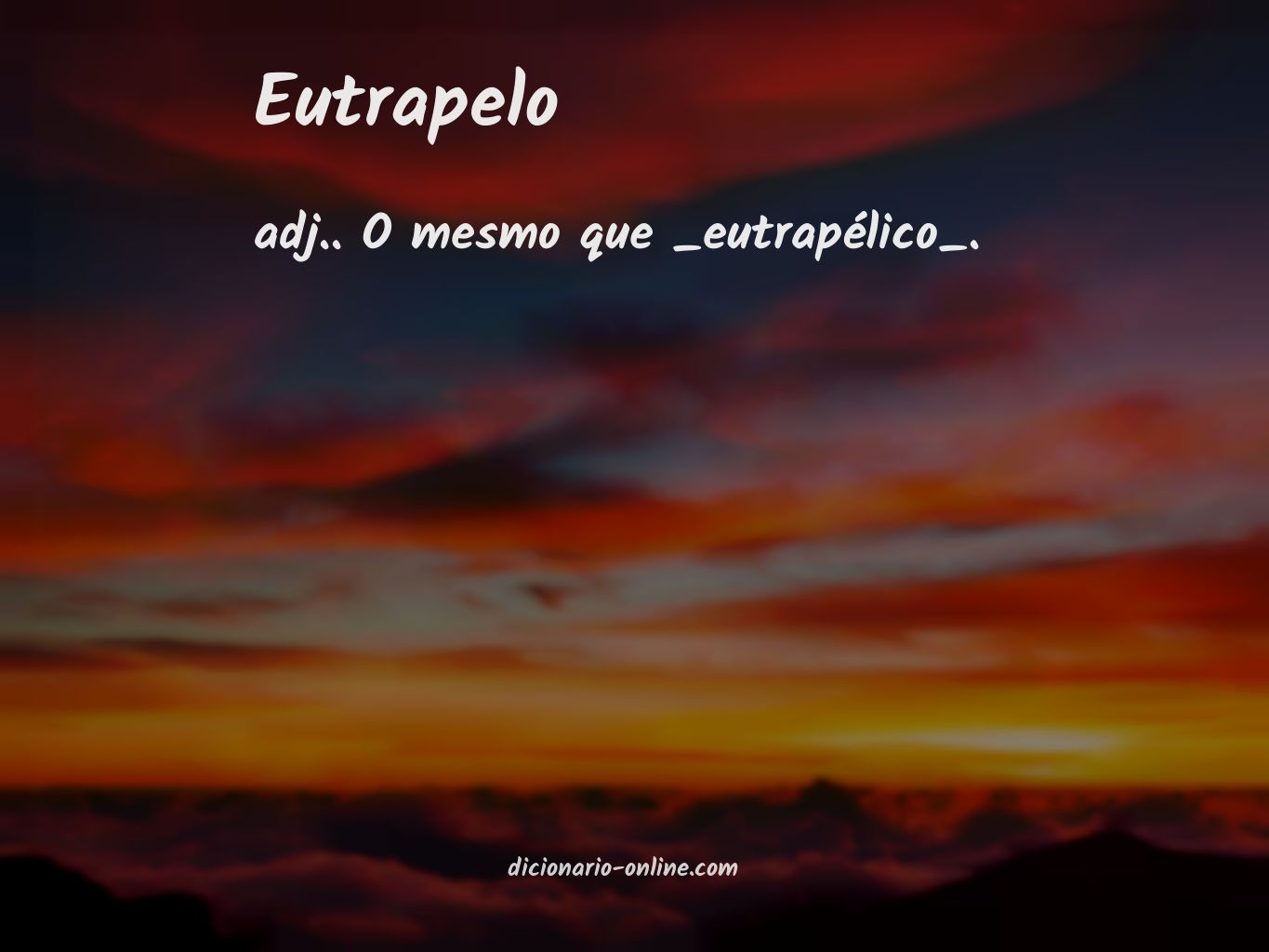 Significado de eutrapelo