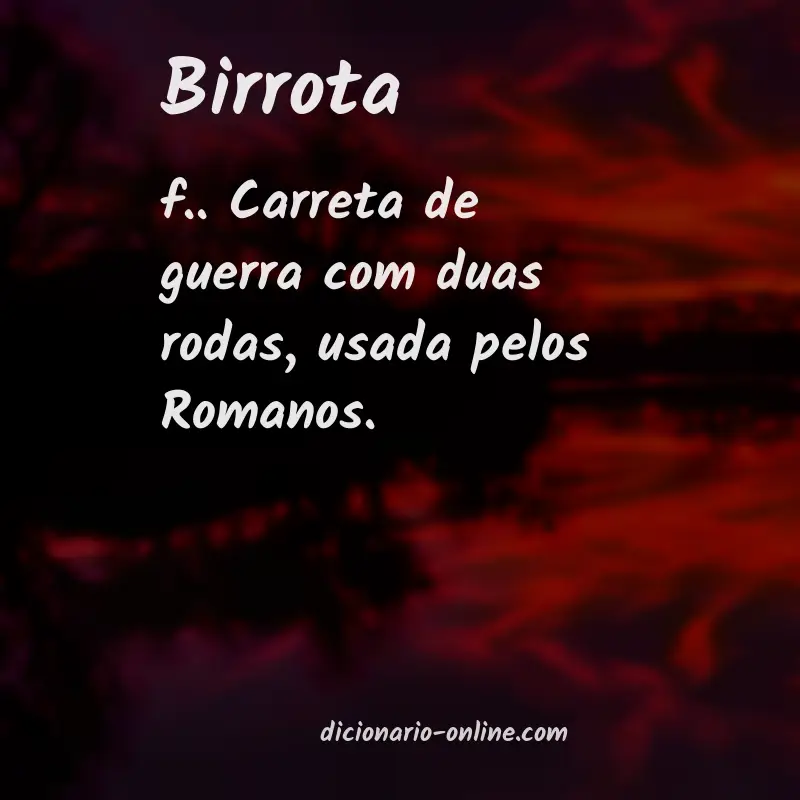 Significado de birrota