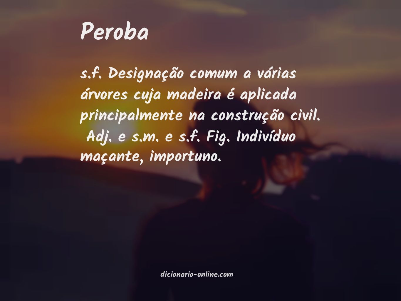 Significado de peroba