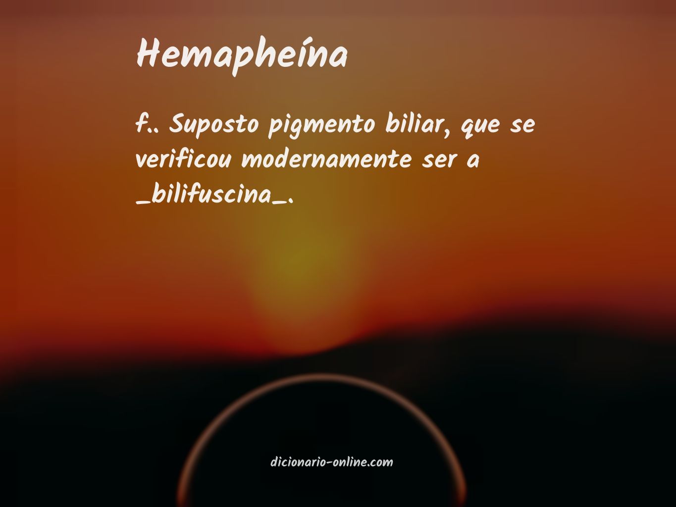 Significado de hemapheína