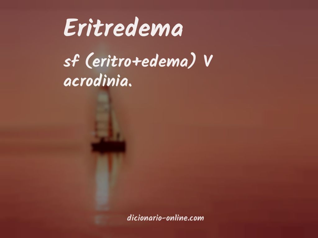 Significado de eritredema