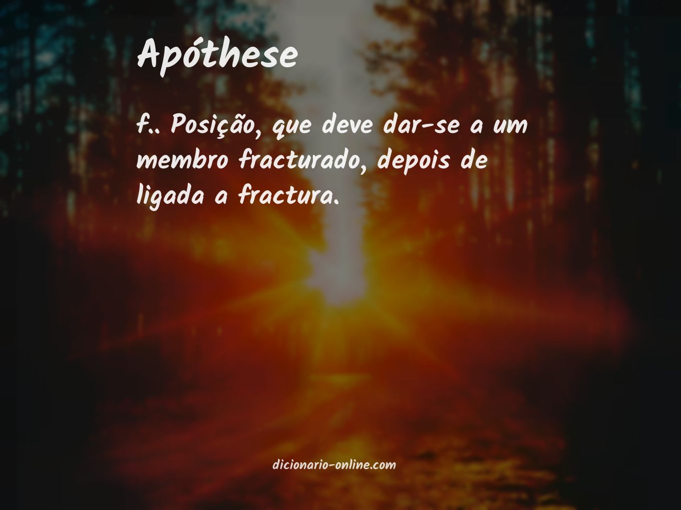 Significado de apóthese