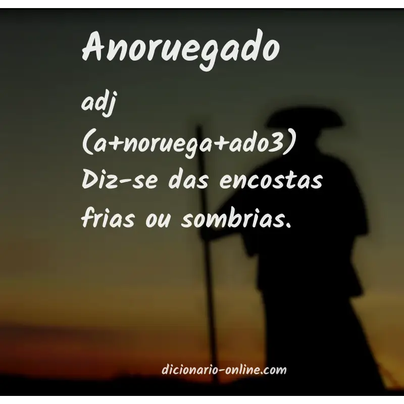Significado de anoruegado