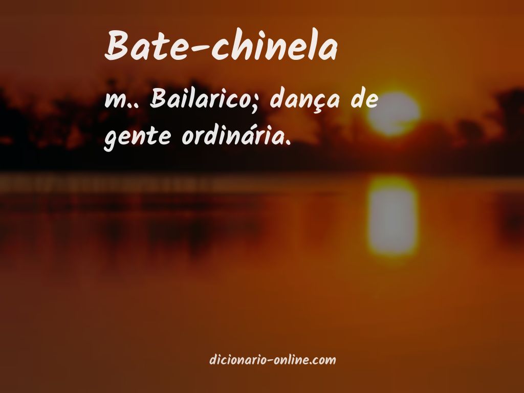 Significado de bate-chinela