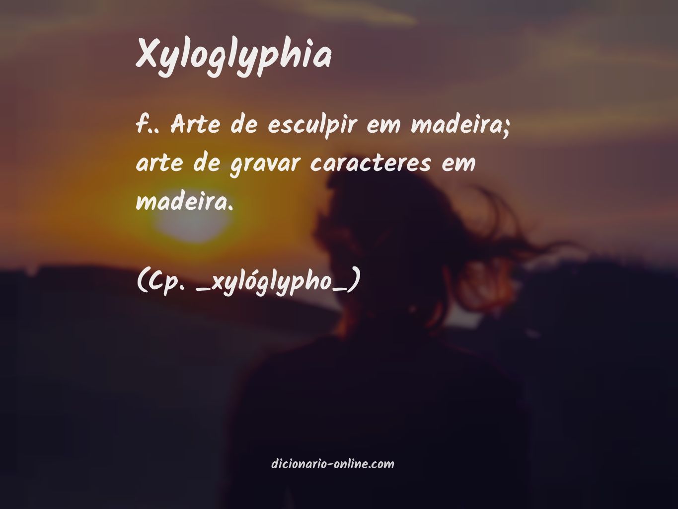 Significado de xyloglyphia