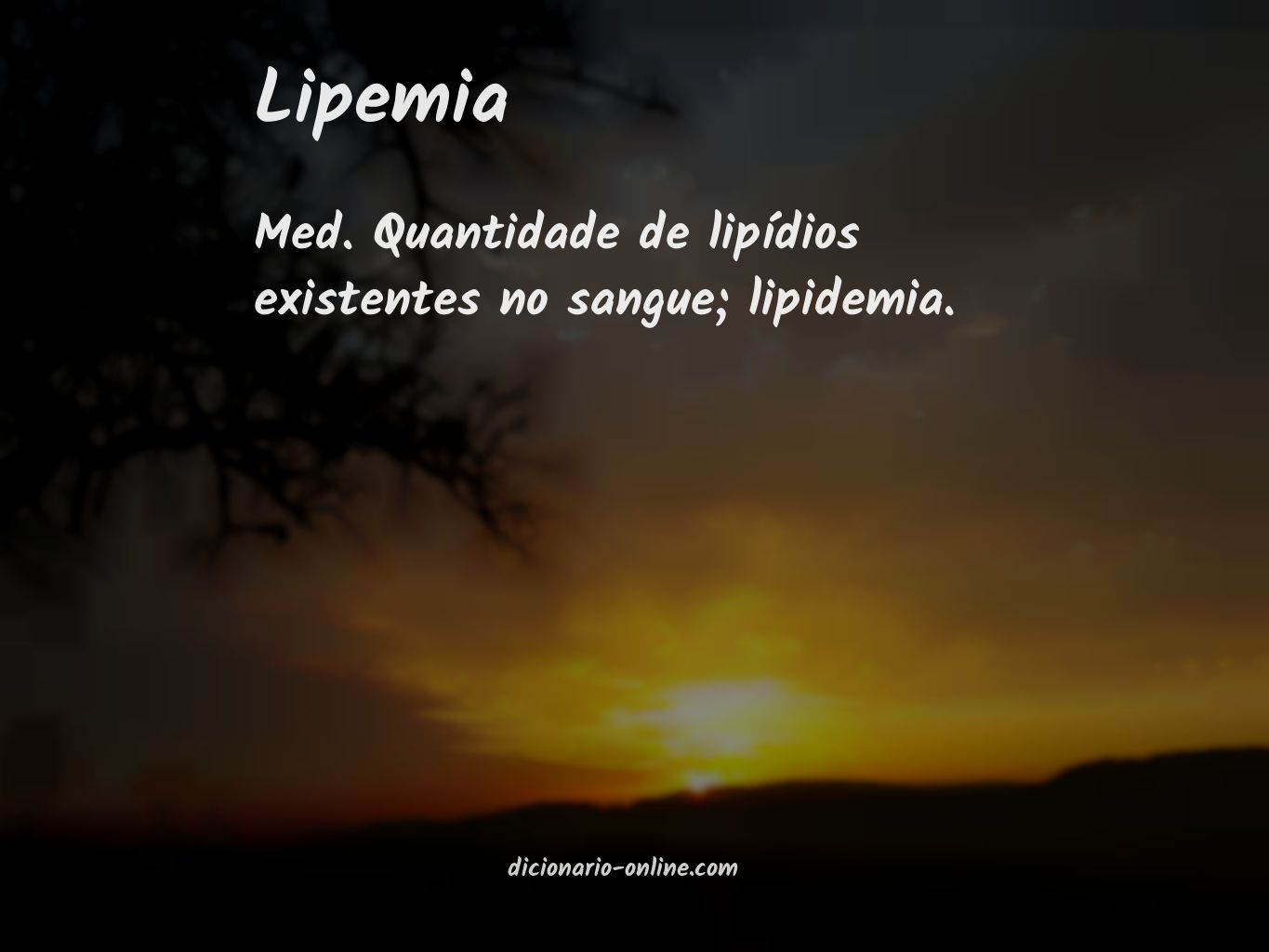 Significado de lipemia