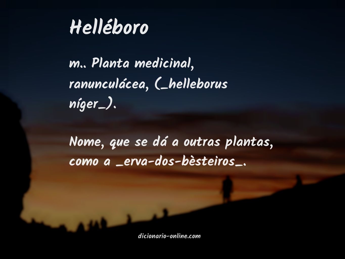 Significado de helléboro