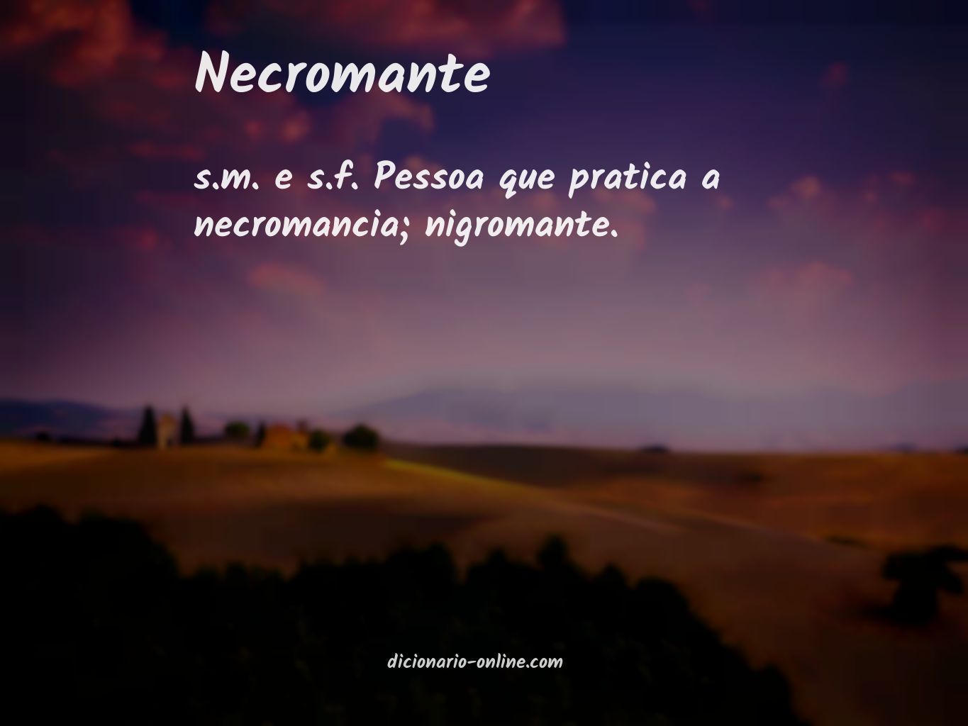 Significado de necromante